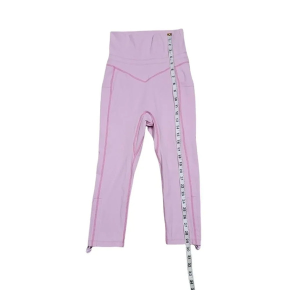 Free People Down To Earth Crop Legging in Peony - Picture 9 of 10